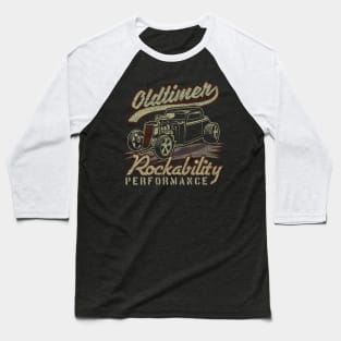 Oldtimer Rockability Performance Retro Vintage Car Baseball T-Shirt